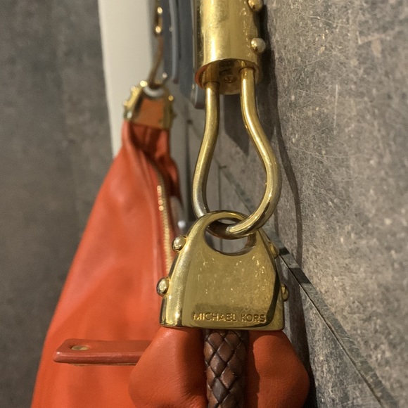 Authentic Michael Kors Leather Hobo - Picture 4 of 7